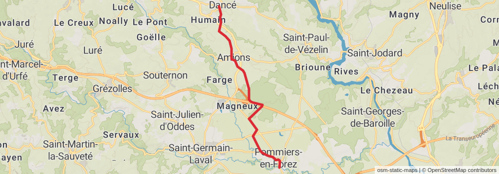 Camino Strasbourg-Saint Jean Pied de Port via Le Puy stage 38 Map