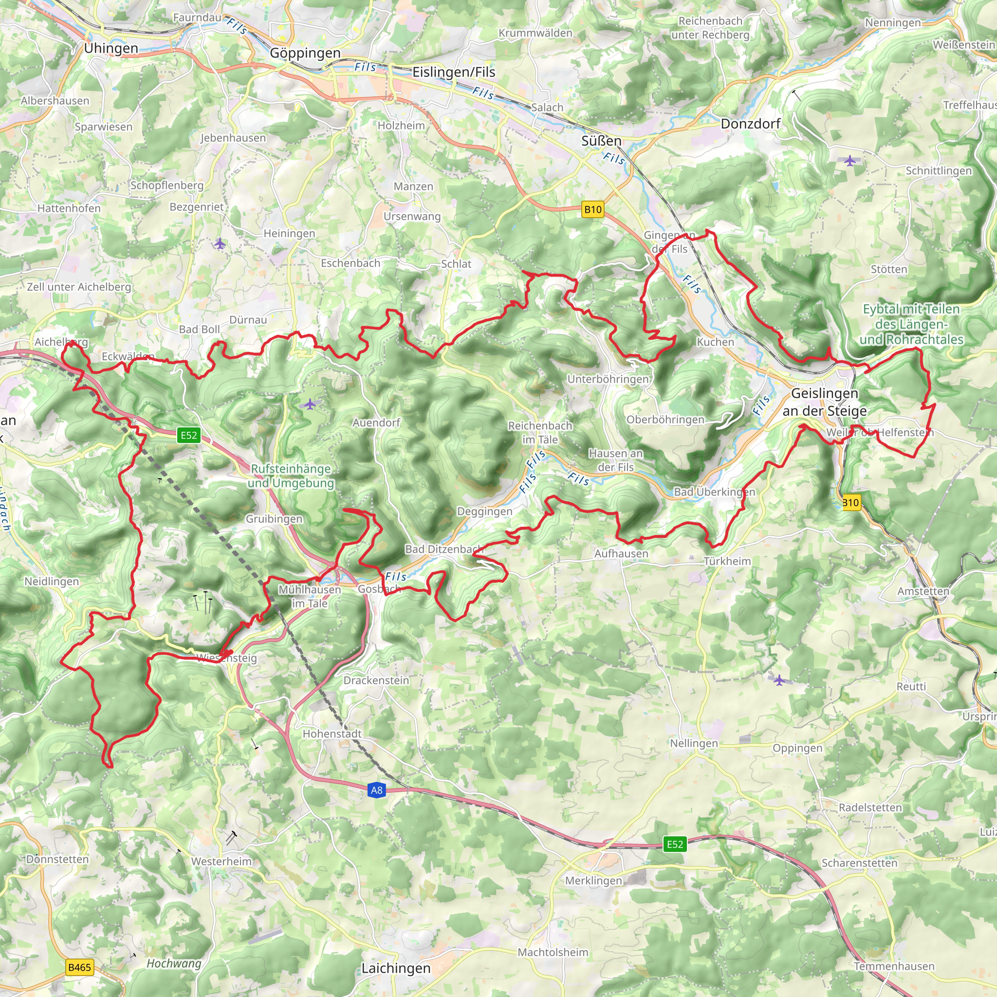 Albtraufgänger mobile static map