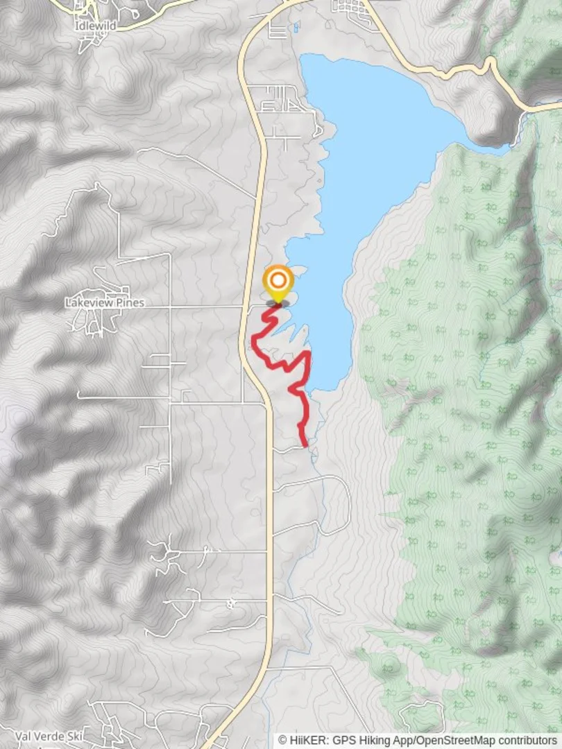 An image depicting the trail Cieneguilla Creek Walk and its surrounding area.