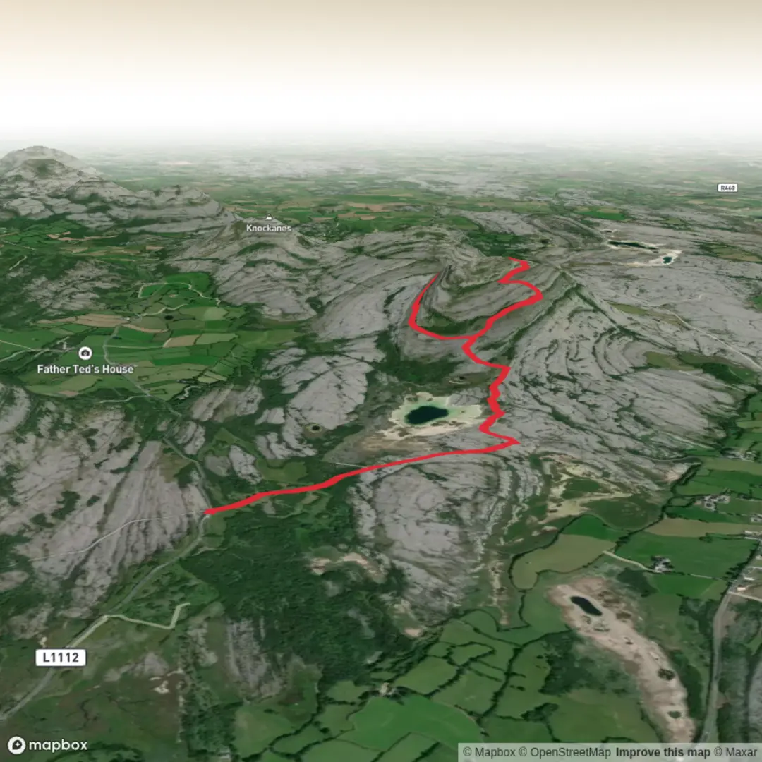 An image depicting the trail Mullaghmore and its surrounding area.