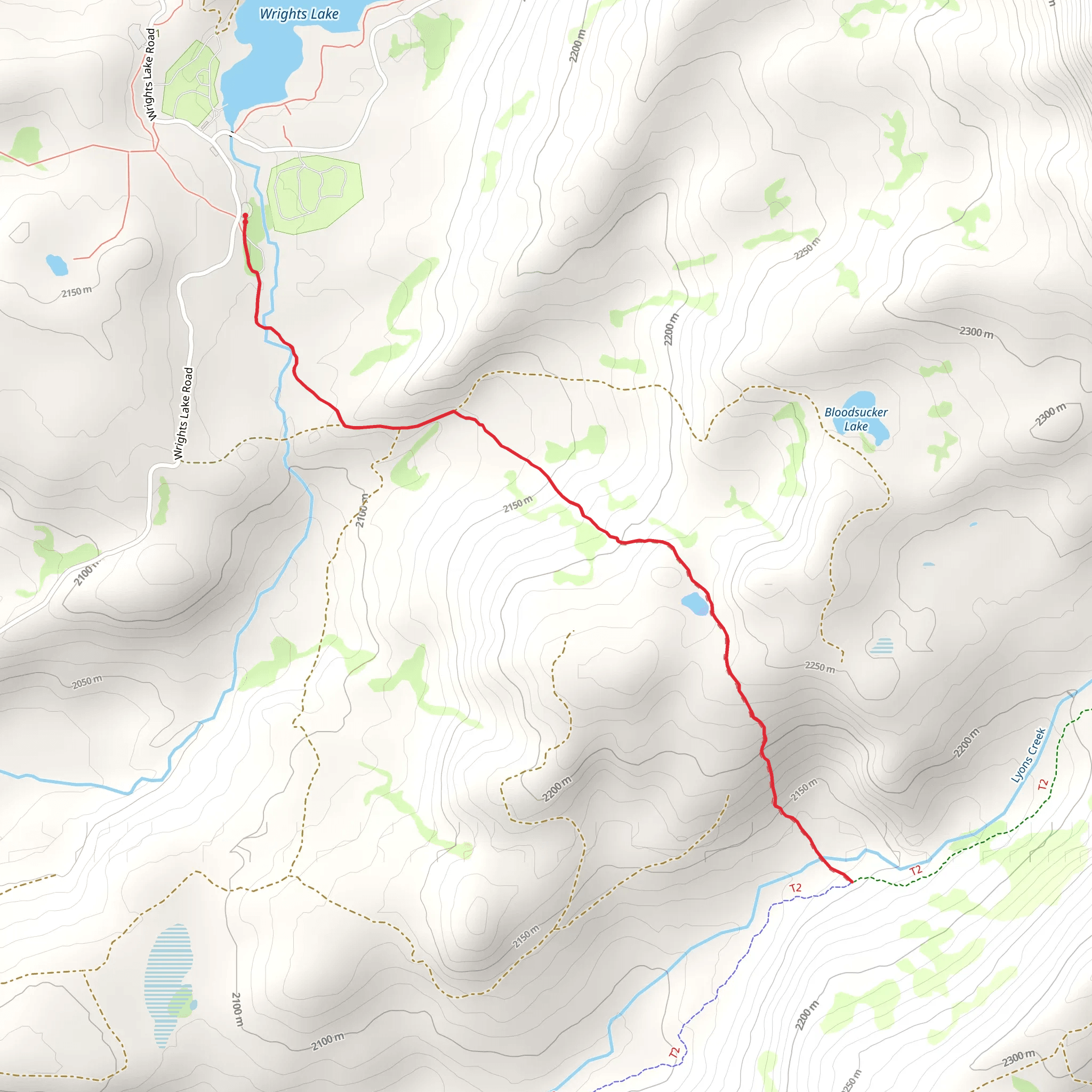 Bloodsucker Trail mobile static map