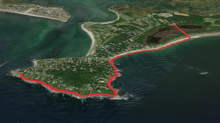 Checkley Point and East Point via Massacre Pond Trail - Scarborough Beach