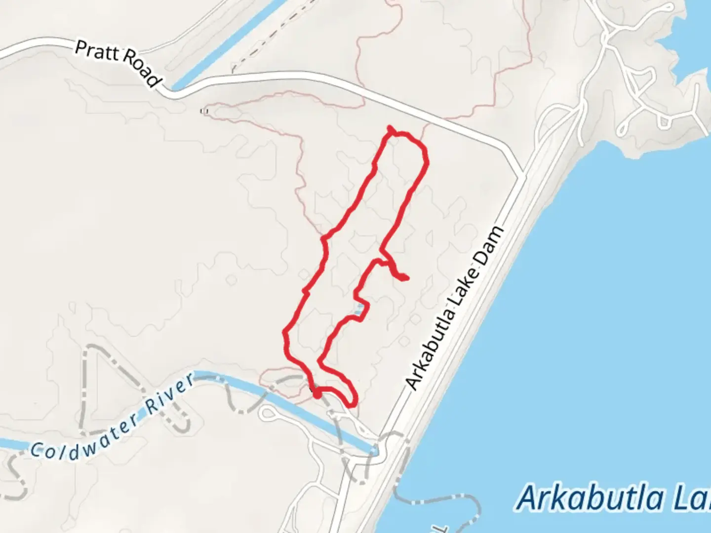 An image depicting the trail Yellow Trail and Beaver Pond Loop and its surrounding area.