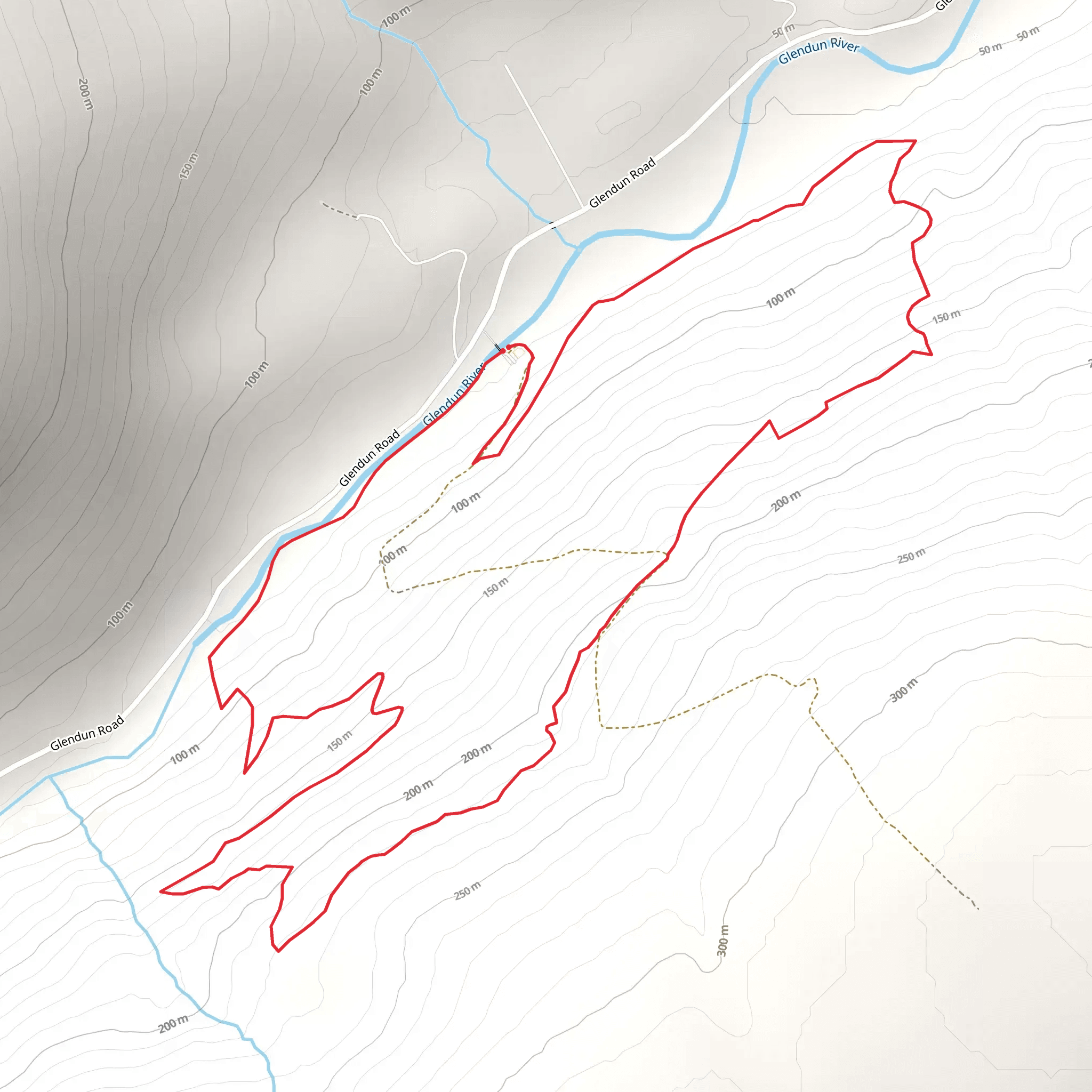 Ronan’s Way - Blue Loop mobile static map