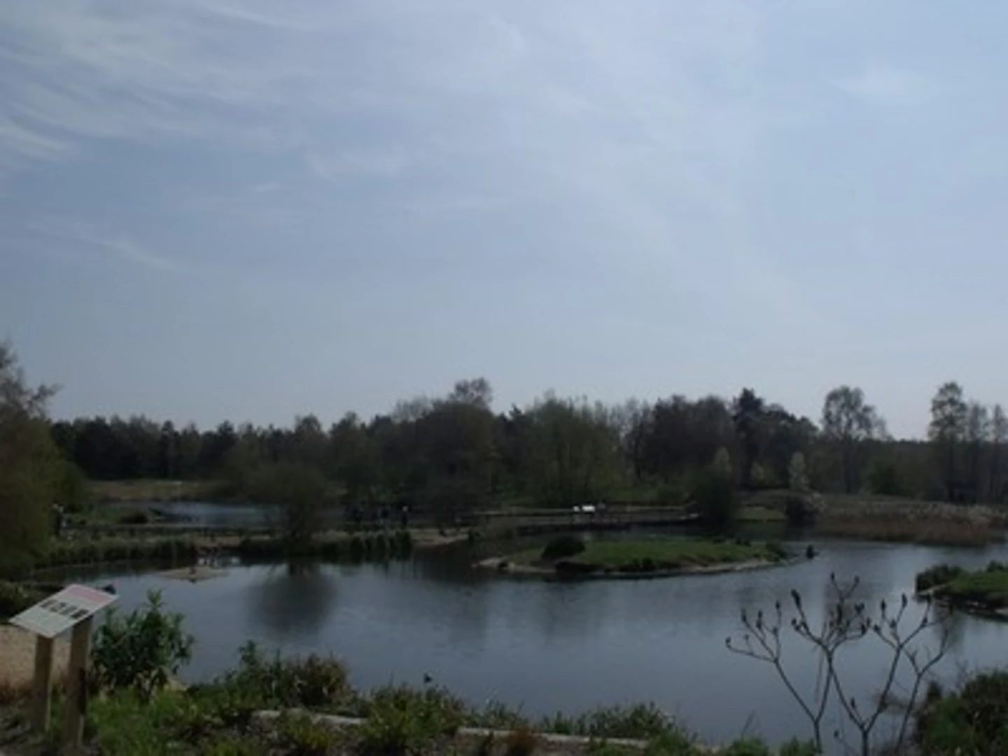 An image depicting the trail Porter, Old Squaw and Sharmans Lake Loop - Pensthorpe Nature Reserve and its surrounding area.