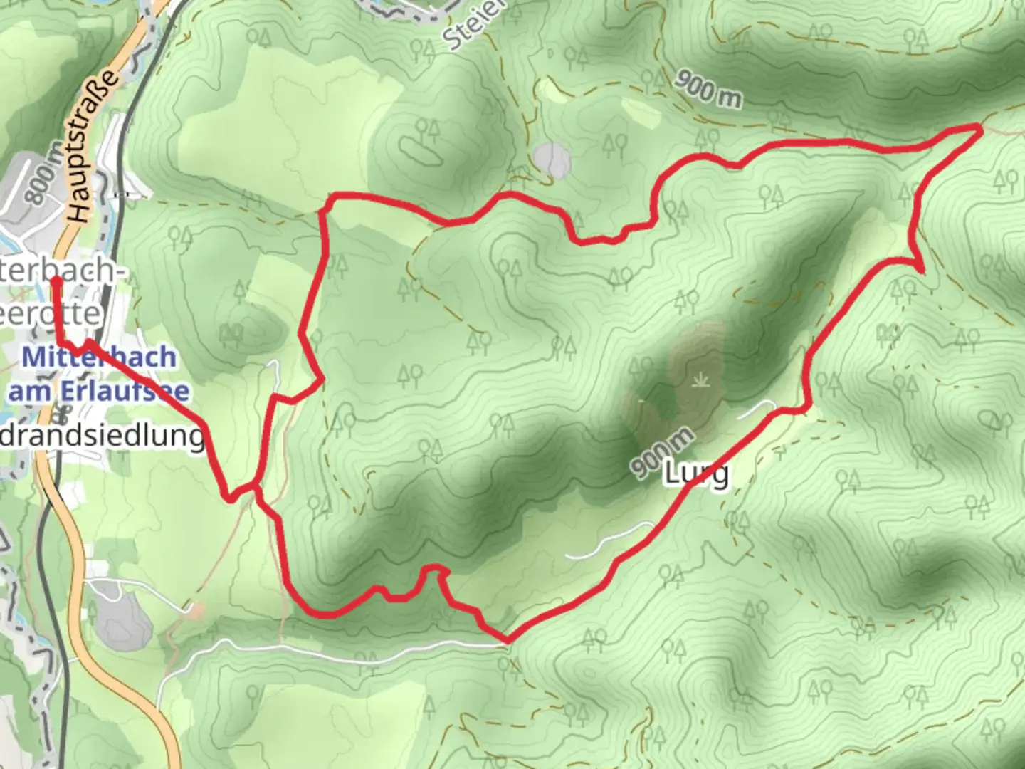 An image depicting the trail Ötscher and Gemeindealpe Views Trail and its surrounding area.