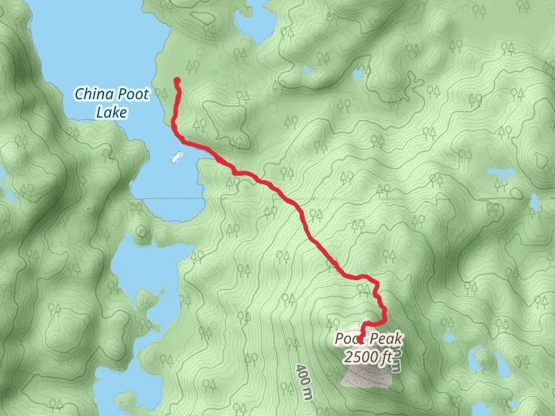 Poot Peak via China Poot Lake Trail