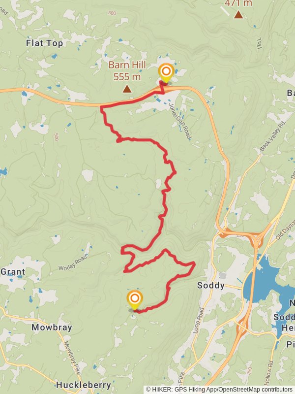 CT - Soddy Creek Gorge Trail North