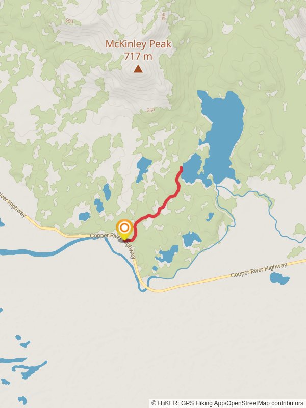 McKinley Lake mobile static map