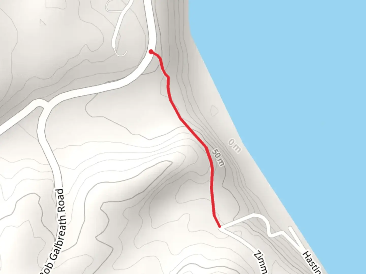 An image depicting the trail Zimmerman Road and its surrounding area.