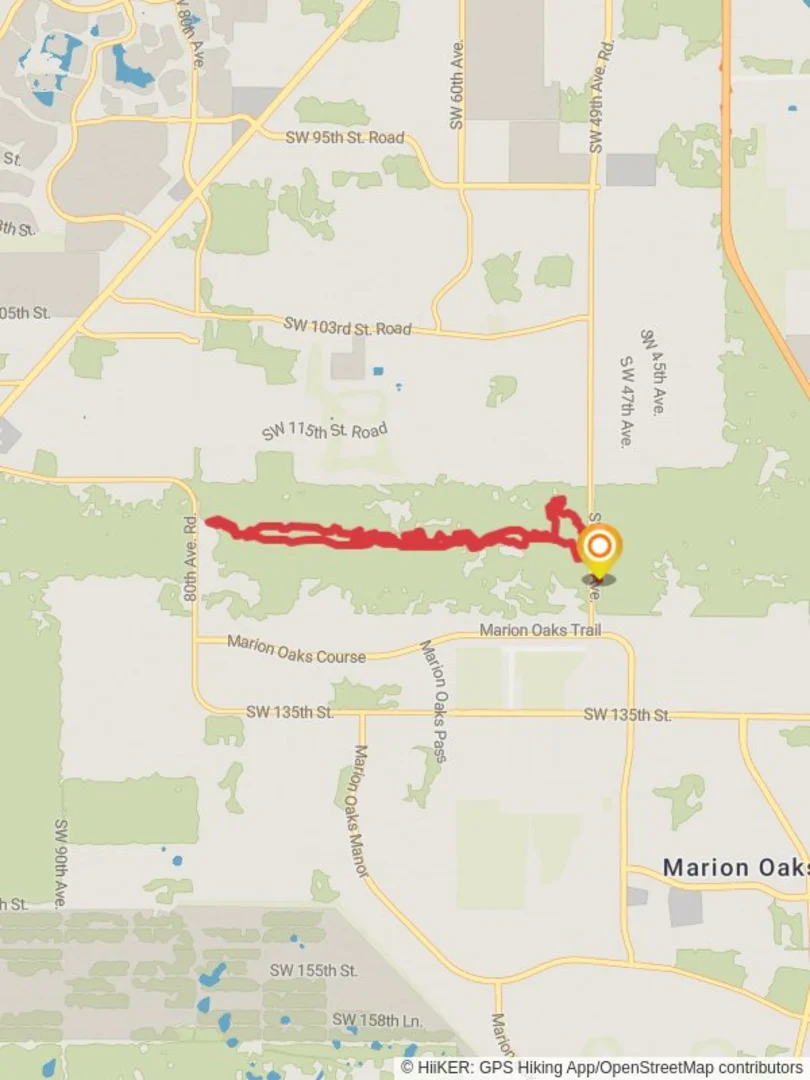 An image depicting the trail Cross Florida Greenway Trail and its surrounding area.