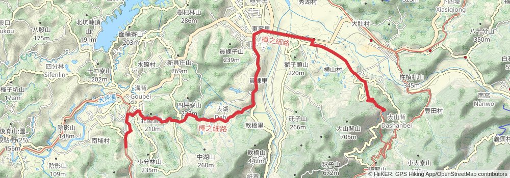 Raknus Selu Trail stage 4 Map