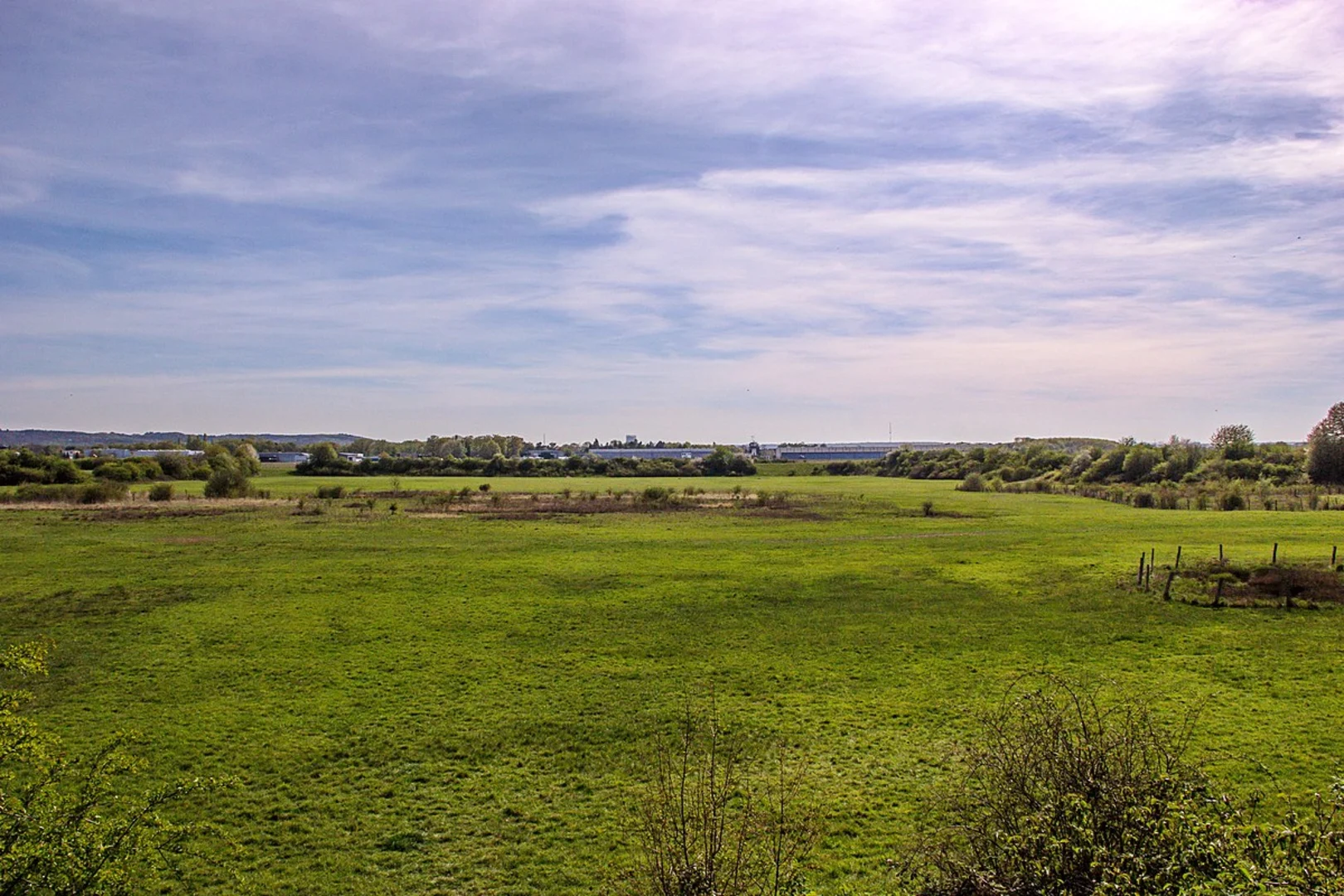 An image depicting the trail Husarenstrasse and its surrounding area.