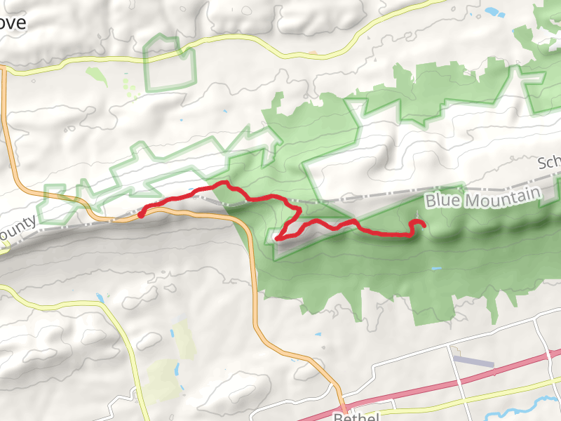 Hertein Campsite via Appalachian National Scenic Trail