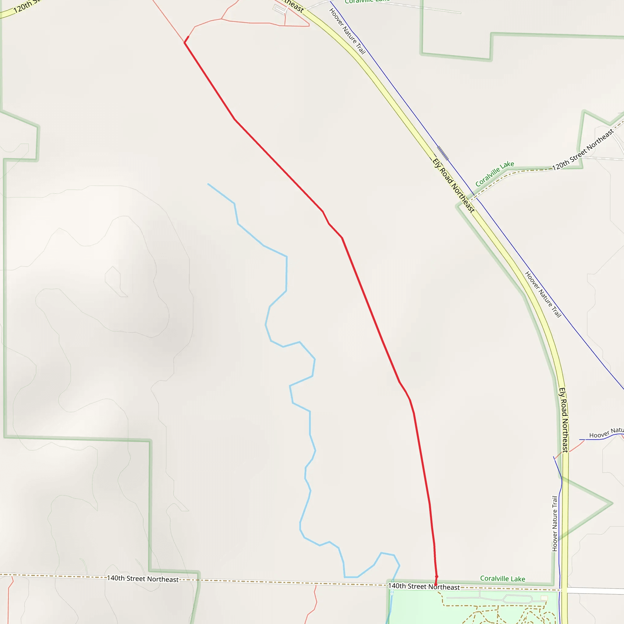 Antherton Wetland Walk mobile static map