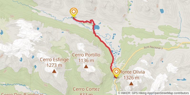 Sierra Valdivieso Circuit stage 4 Map