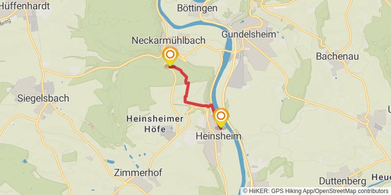 Neckarsteig alt 6 Map
