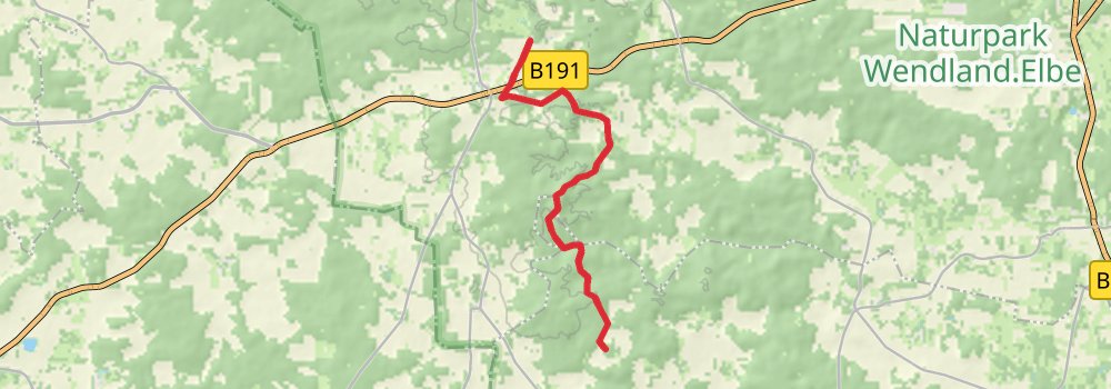Wendland Rundweg stage 2 Map