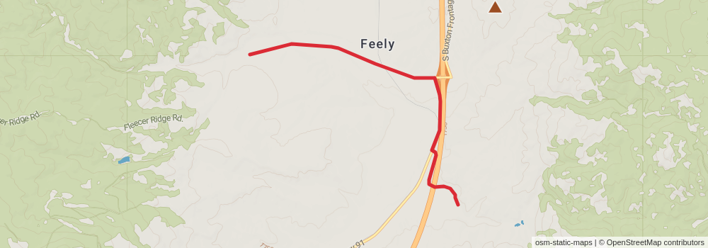 American Perimeter Trail - Rocky Mountains Primary stage 105 Map