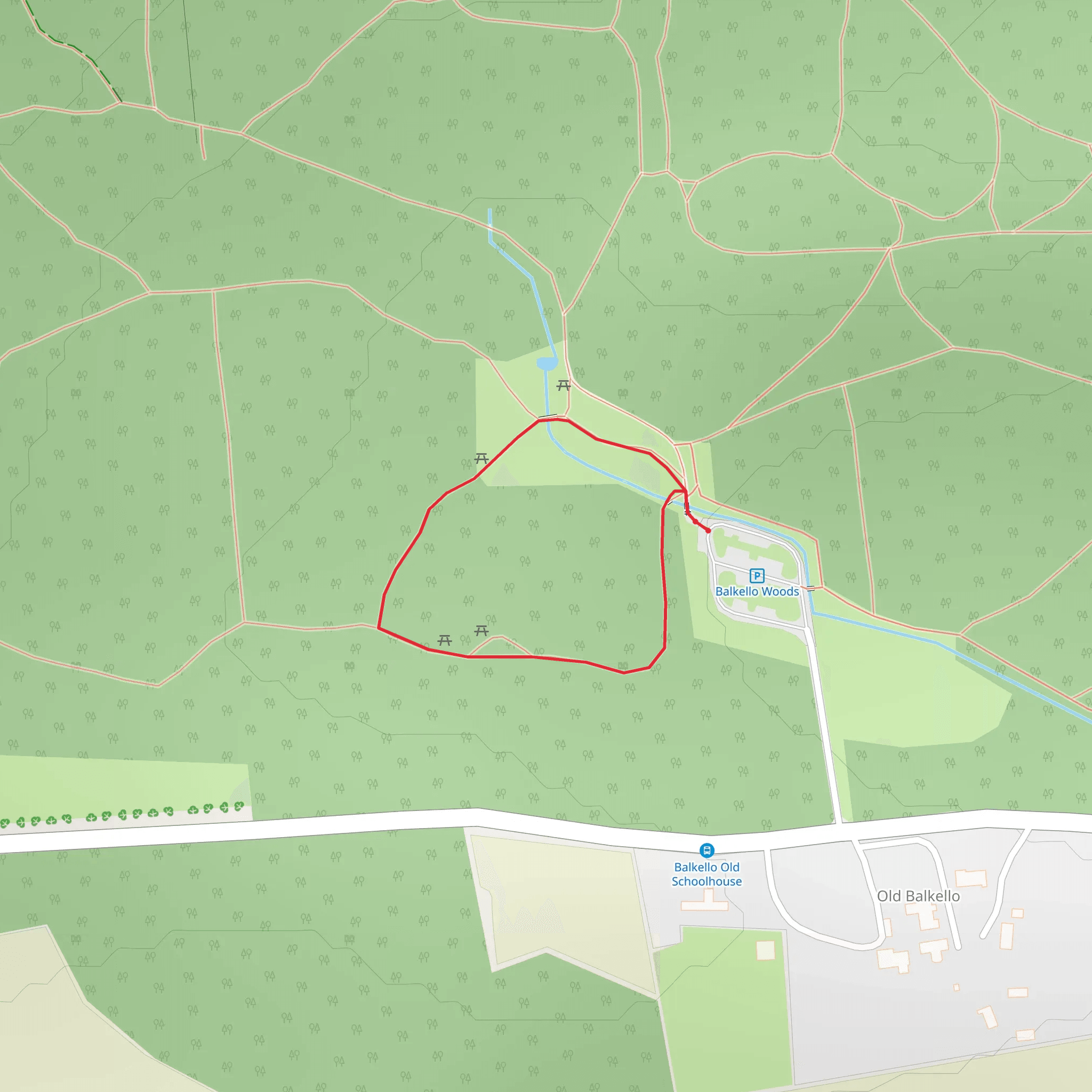 Sidlaws View Loop Trail mobile static map
