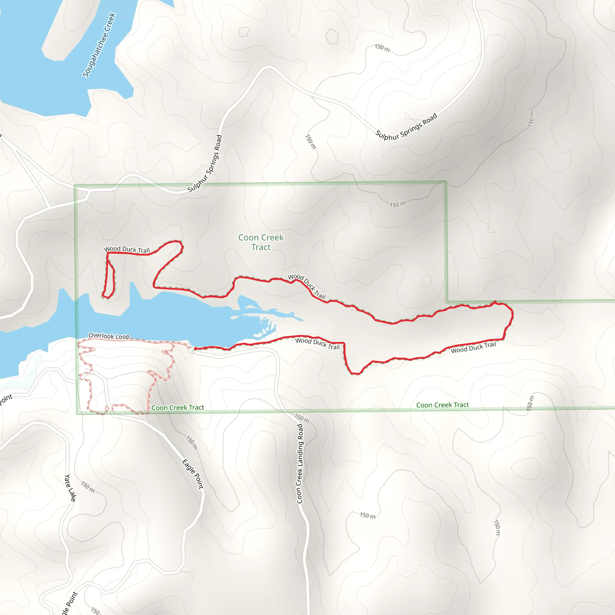 Wood Duck Trail mobile static map
