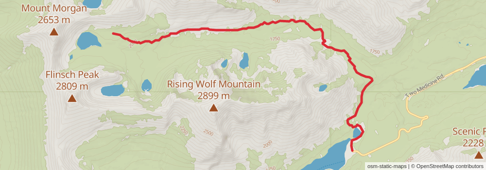 American Perimeter Trail - Rocky Mountains Primary stage 144 Map