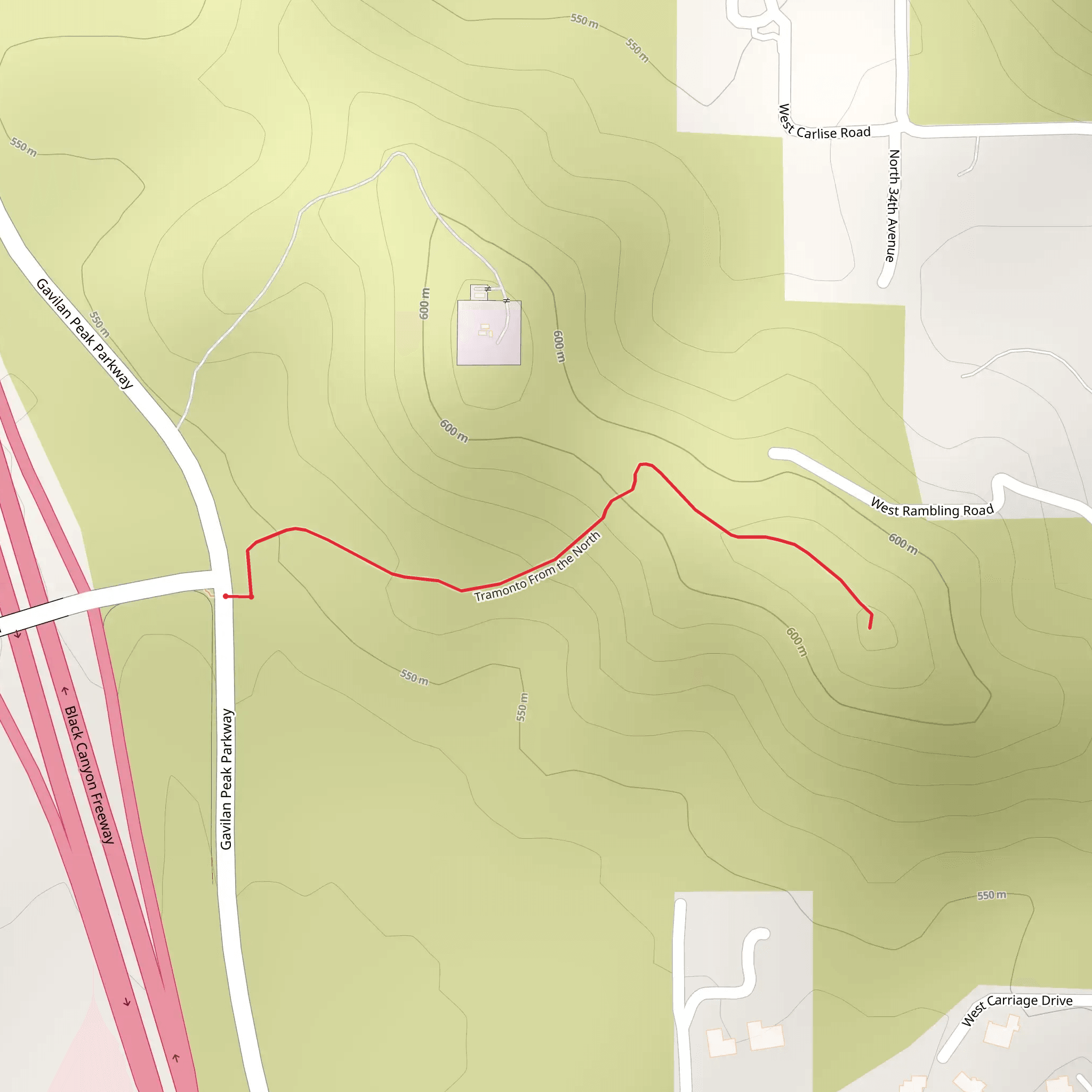 Tramonto From the North mobile static map