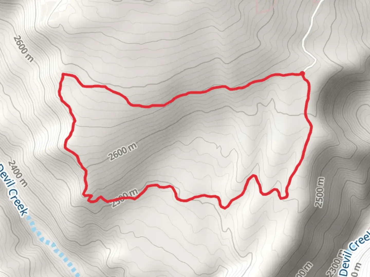 An image depicting the trail Trail Spring and its surrounding area.