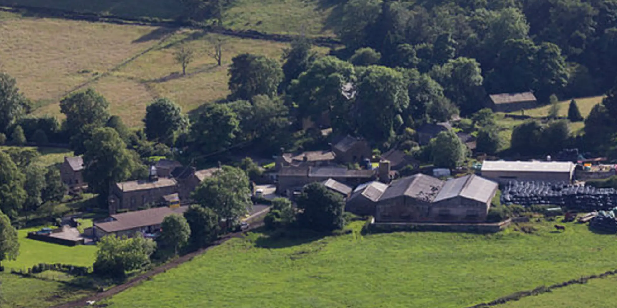 An image depicting the trail Upper Dove Valley from Hollinsclough and its surrounding area.