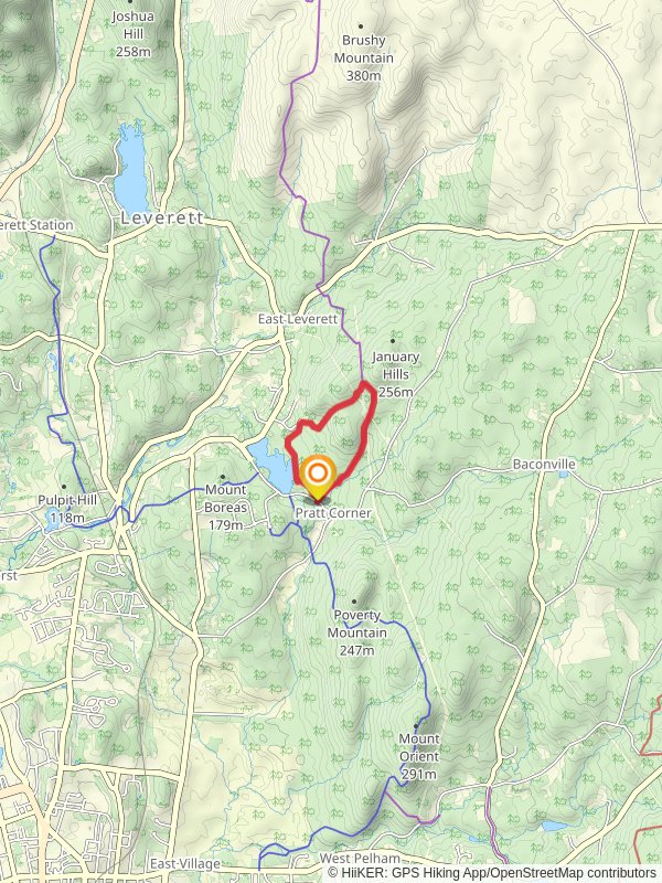 Atkins Reservoir and Amherst Watershed Land Loop