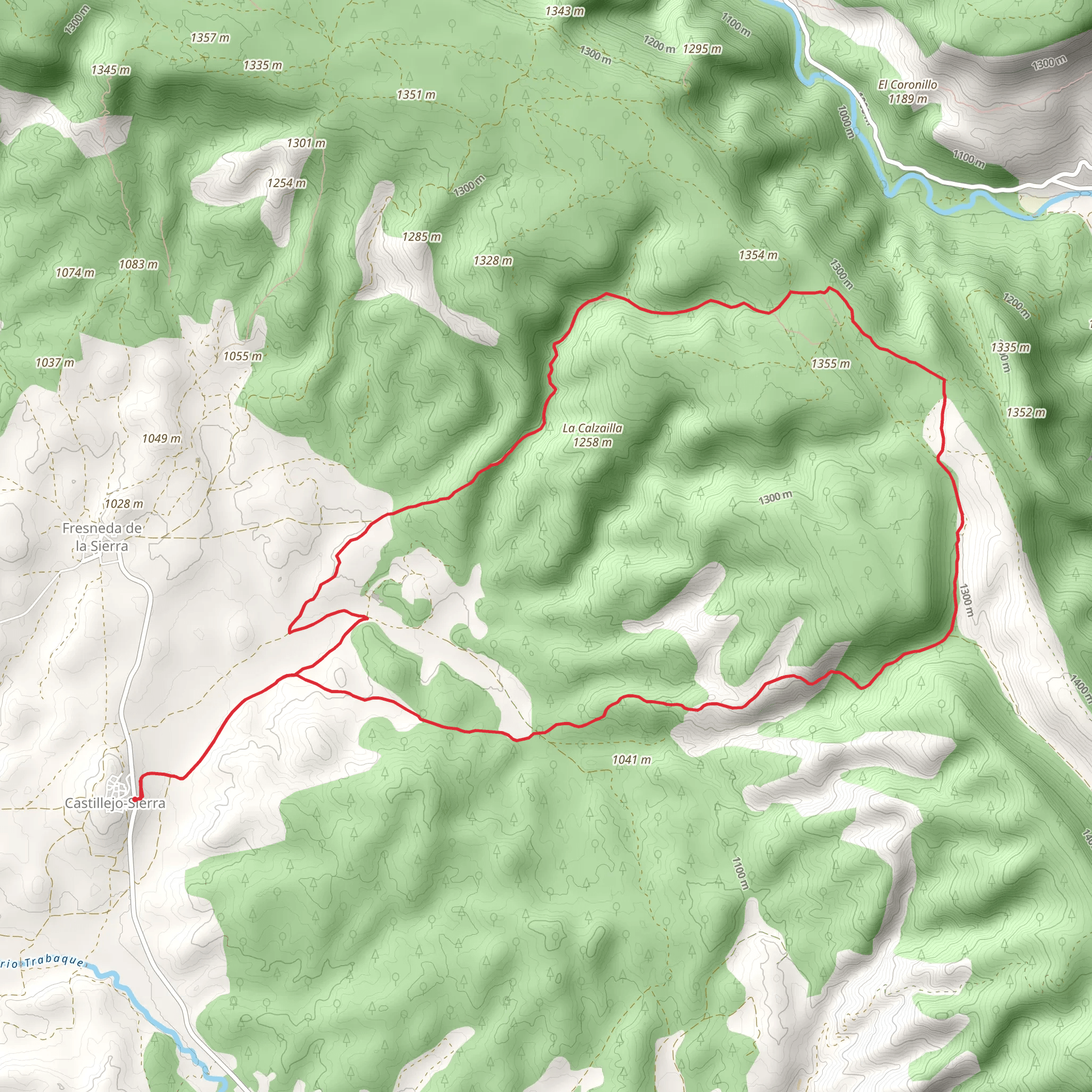 Route of the Fountain of the Smithy PR CU 26 mobile static map