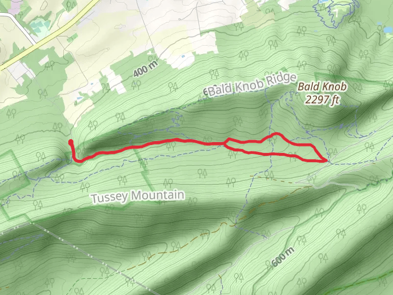 Roaring Run via Thickhead Mountain Hiking Trail