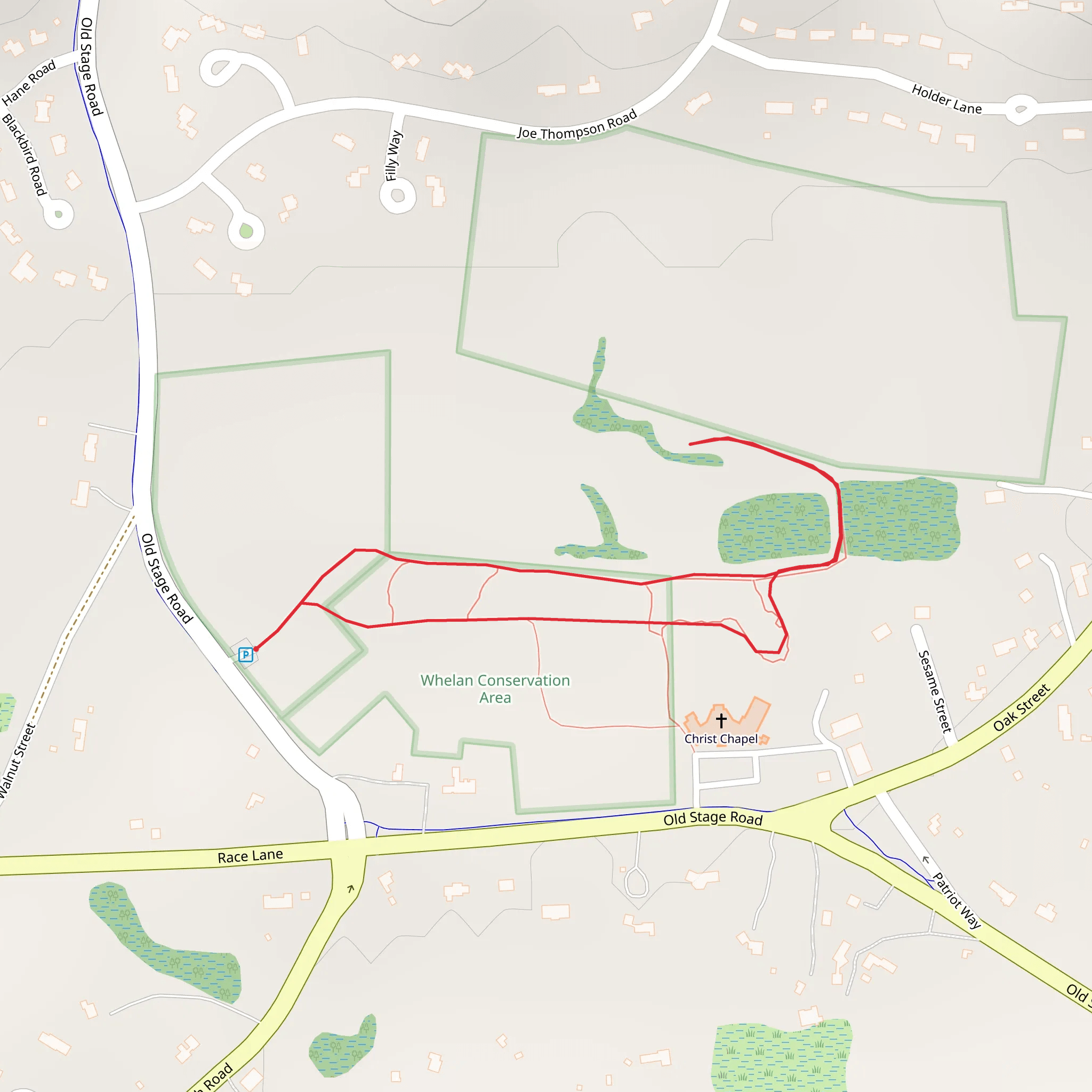 Old Stage Road East Loop mobile static map