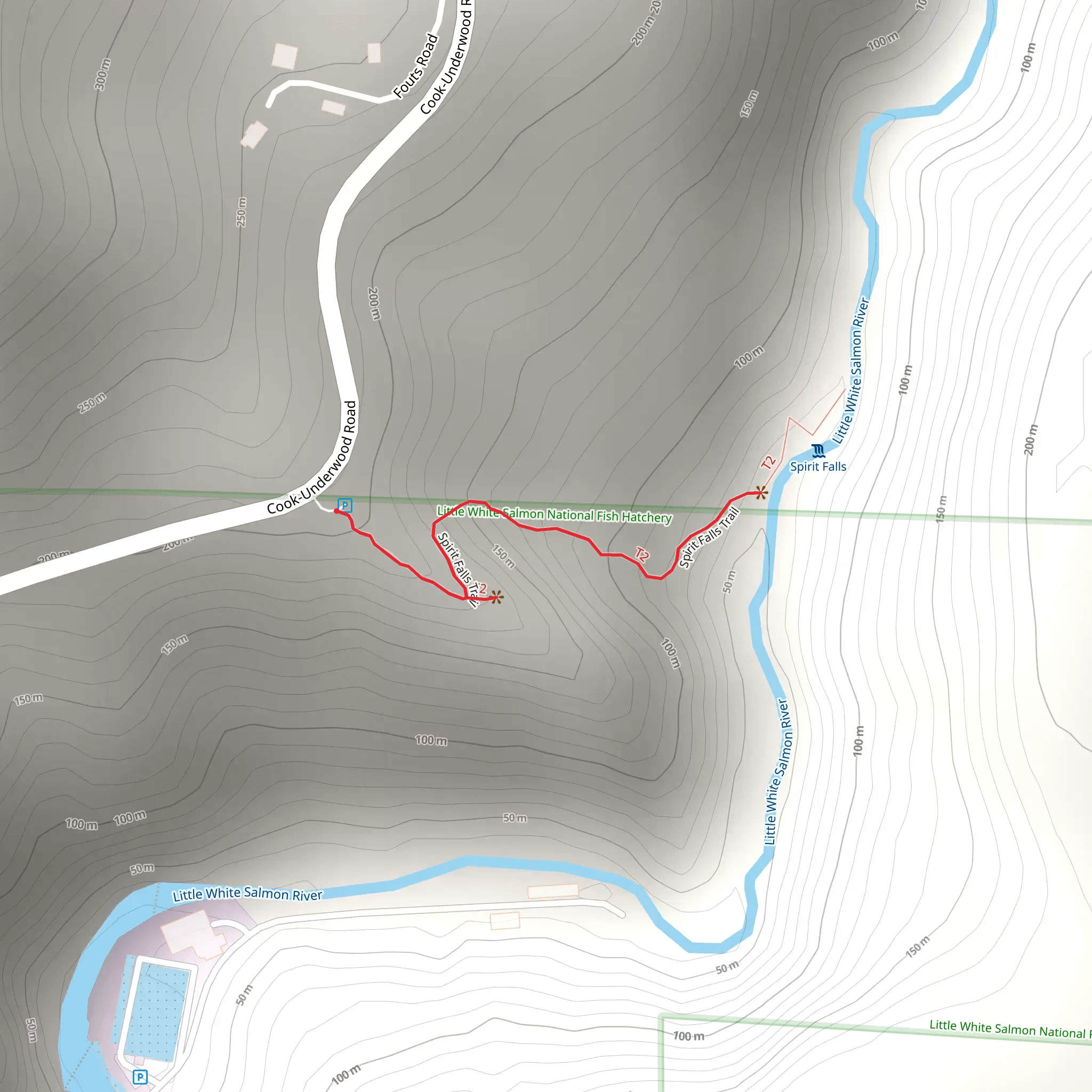 Spirit Falls mobile static map