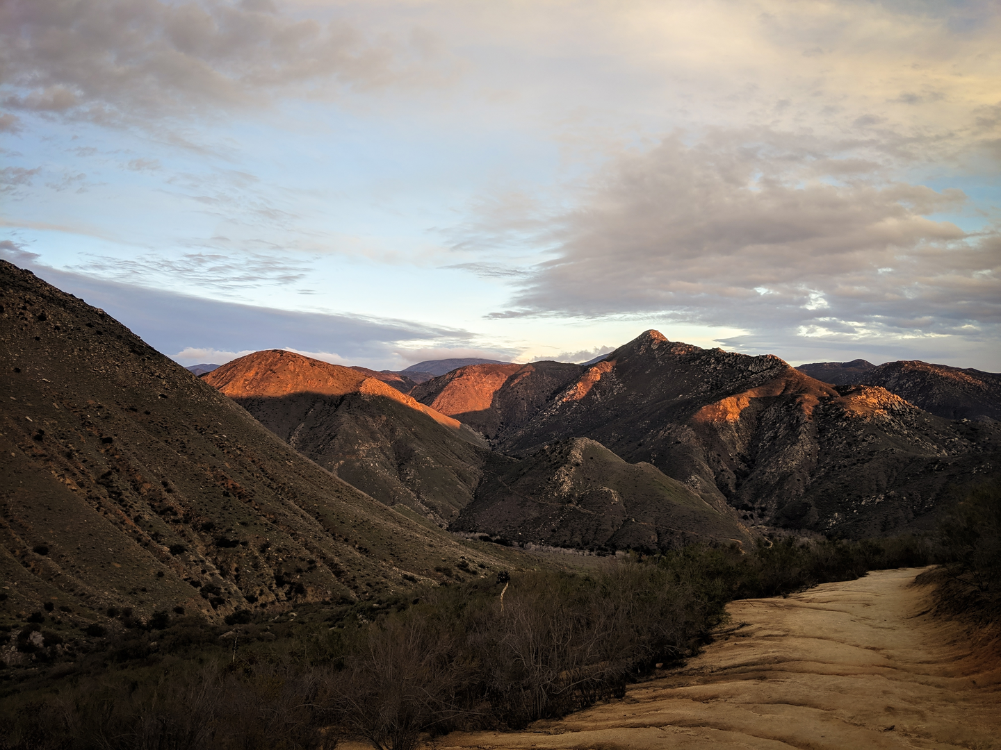 An image depicting the trail Cedar Creek Falls via San Diego River Gorge Trail and its surrounding area.