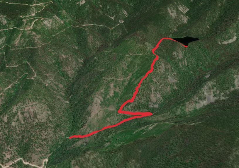 Gleason Lake Trail via Willow Creek Trail