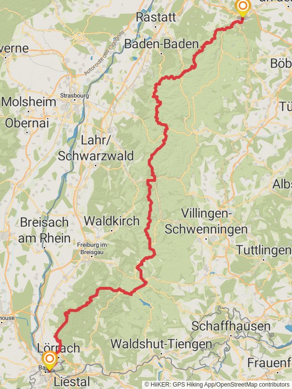 Westweg map hotsell