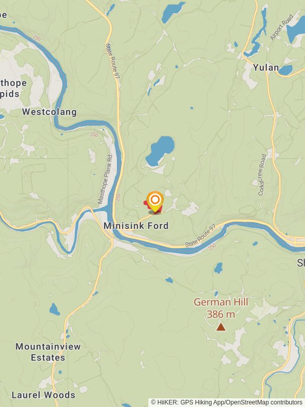 Minisink Road Loop mobile static map