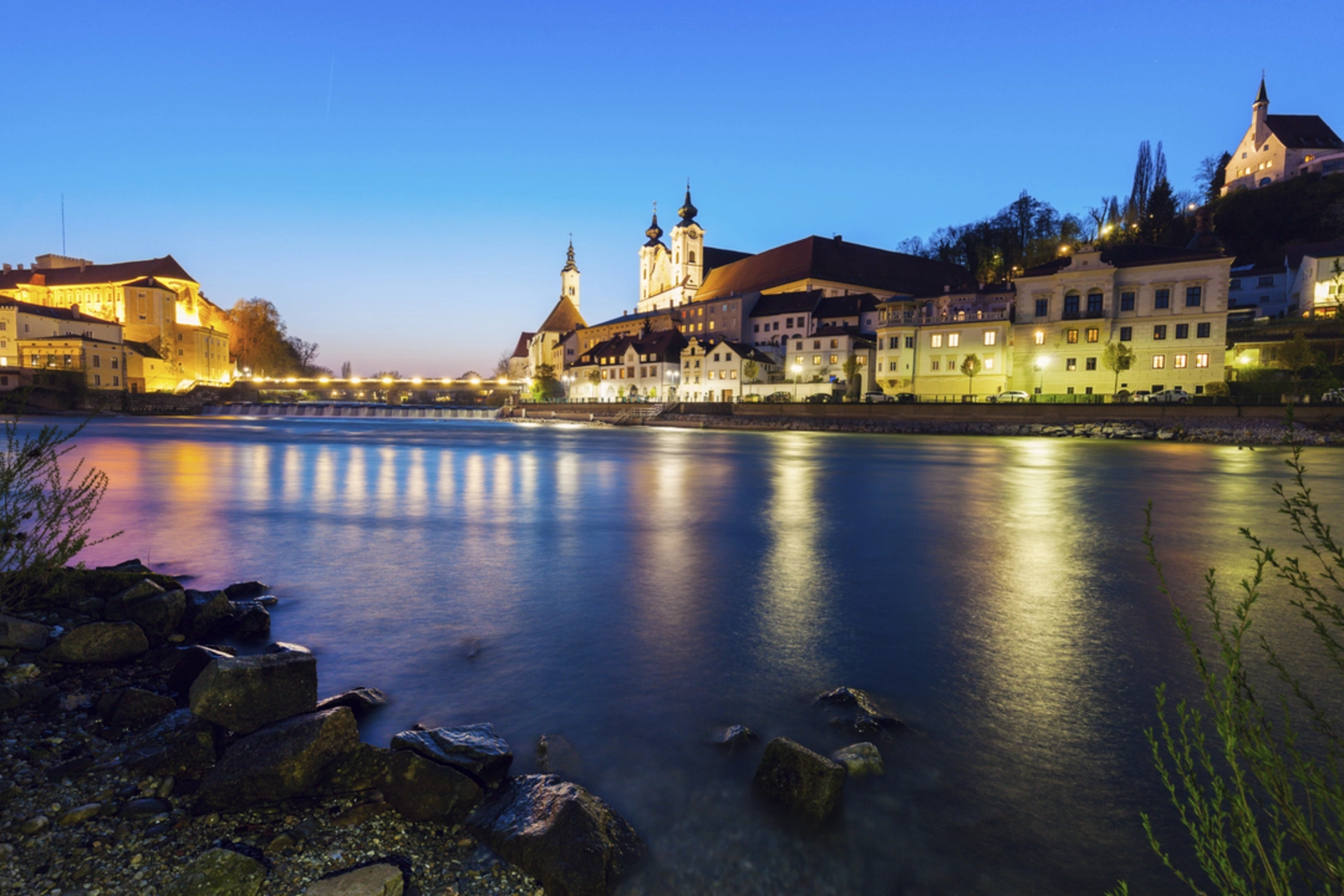 An image depicting the trail Steyr - Christkindl Loop and its surrounding area.