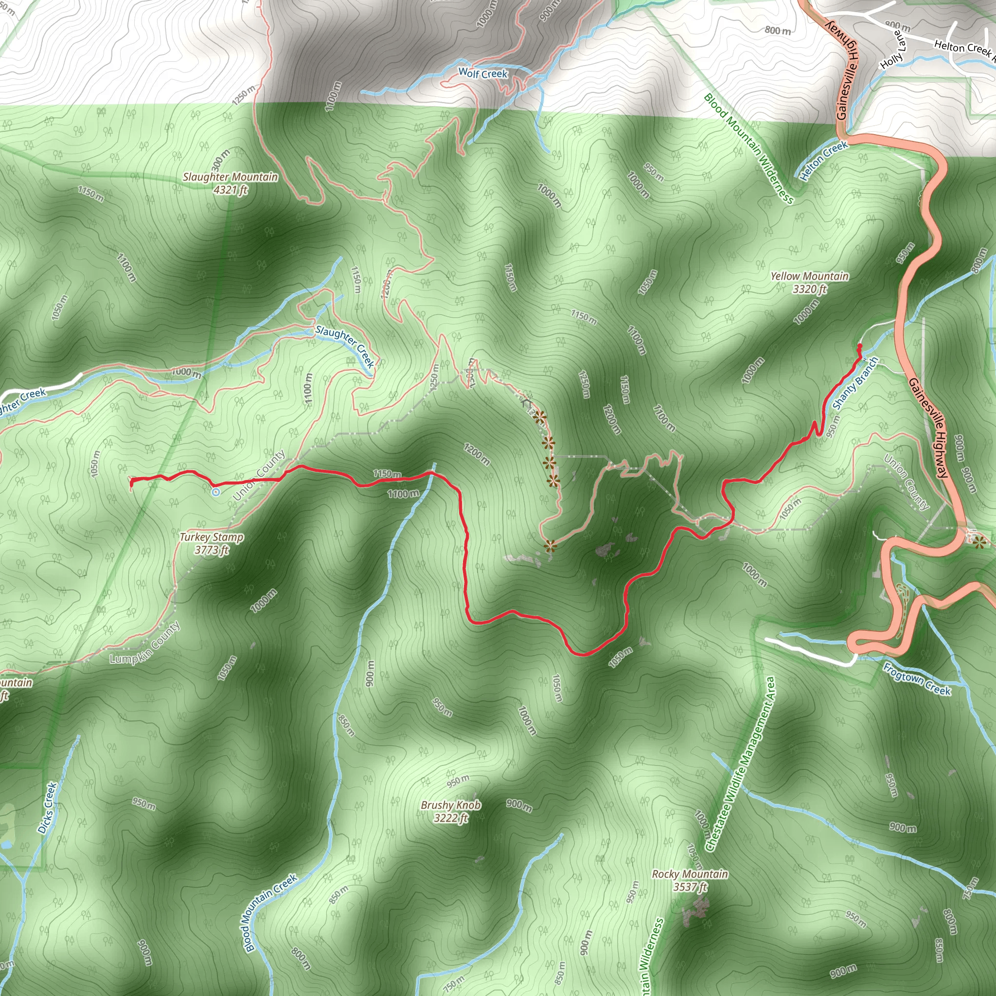 Woods Hole Shelter and Byron Herbert Reece mobile static map