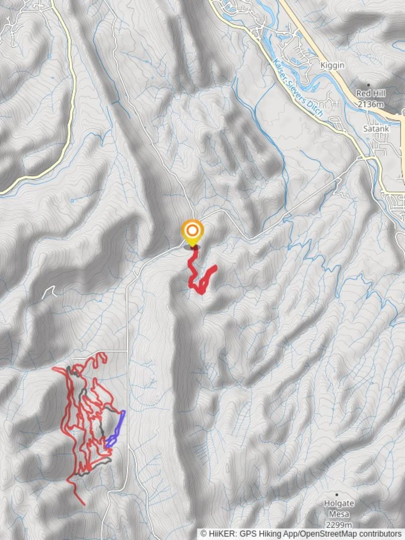 An image depicting the trail The Lorax Loop and its surrounding area.