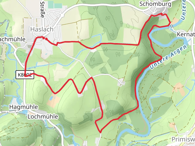 Untere Argen via Wanderweg