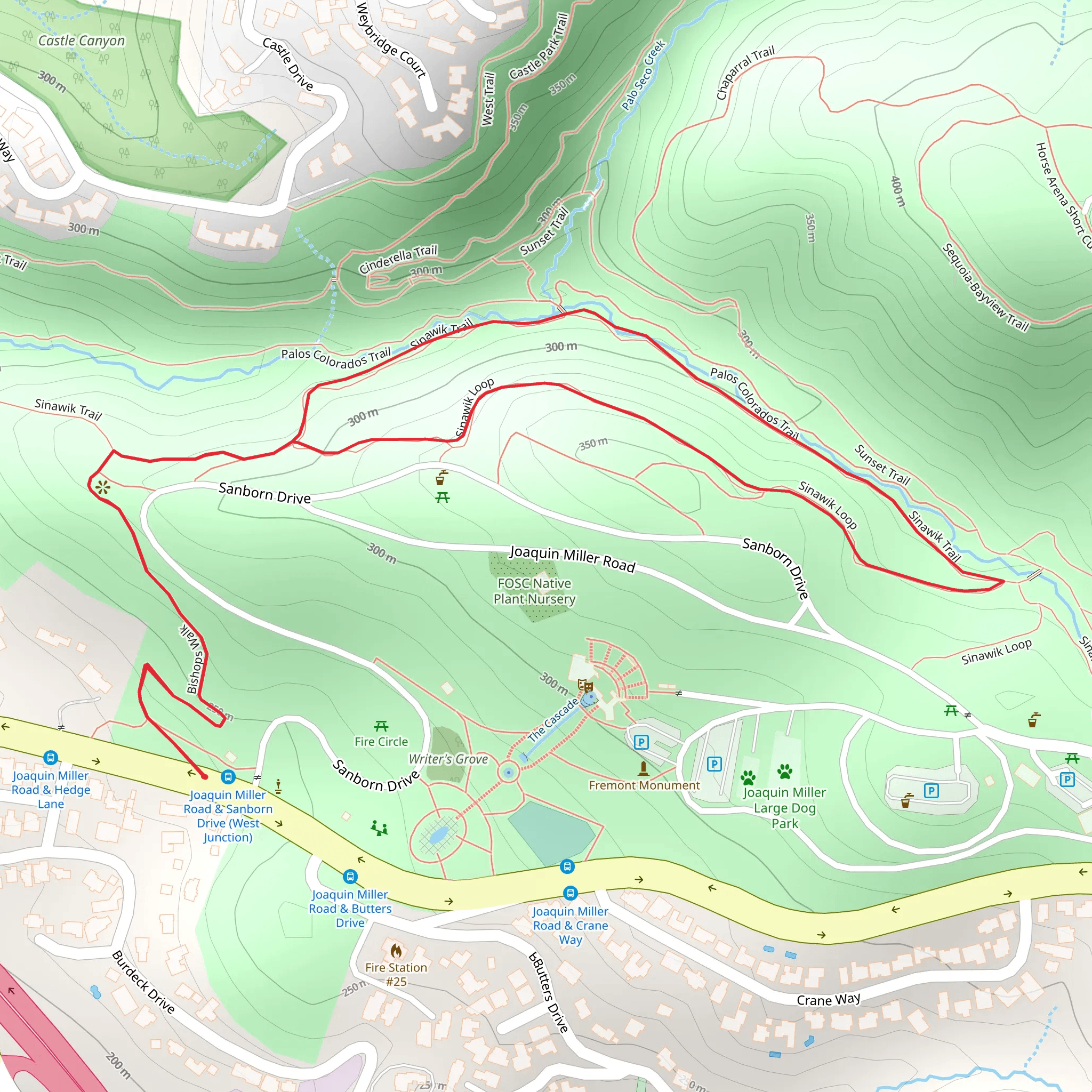 Sinawik Loop mobile static map