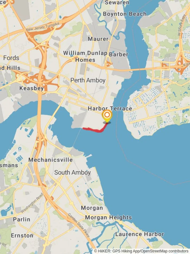 An image depicting the trail The Hummingbird Garden and its surrounding area.