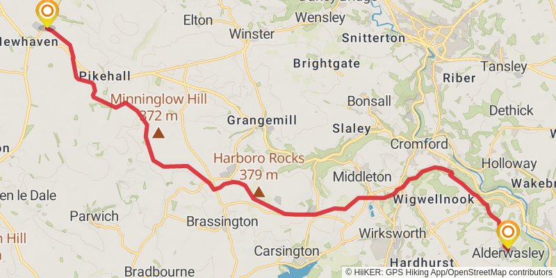 Midshires Way stage 14 Map