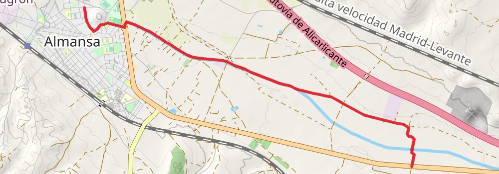 GR 239 Camino de Santiago de Levante - Valencia stage 8 Map