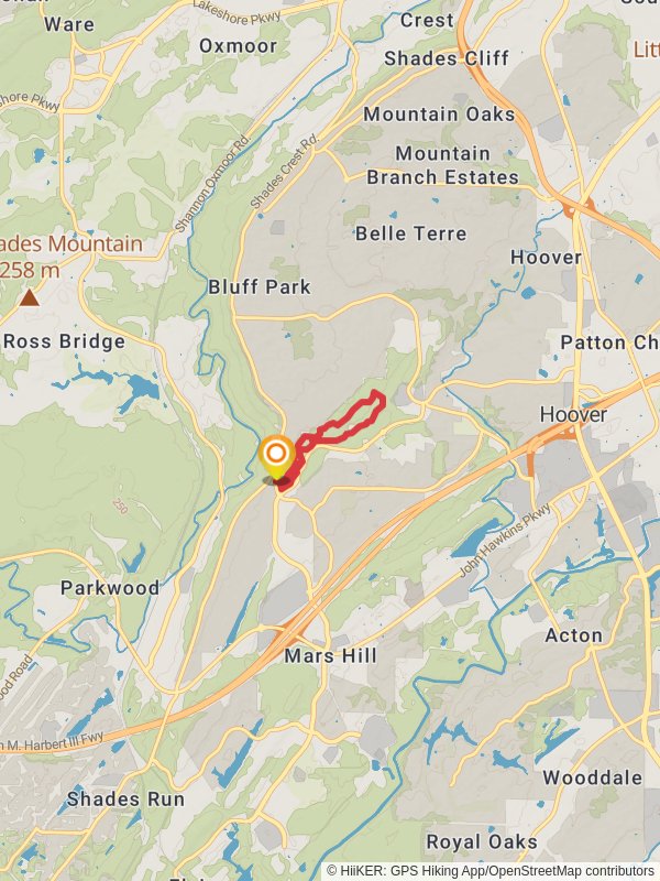 Moss Rock Preserve Blue-White Loop Trail