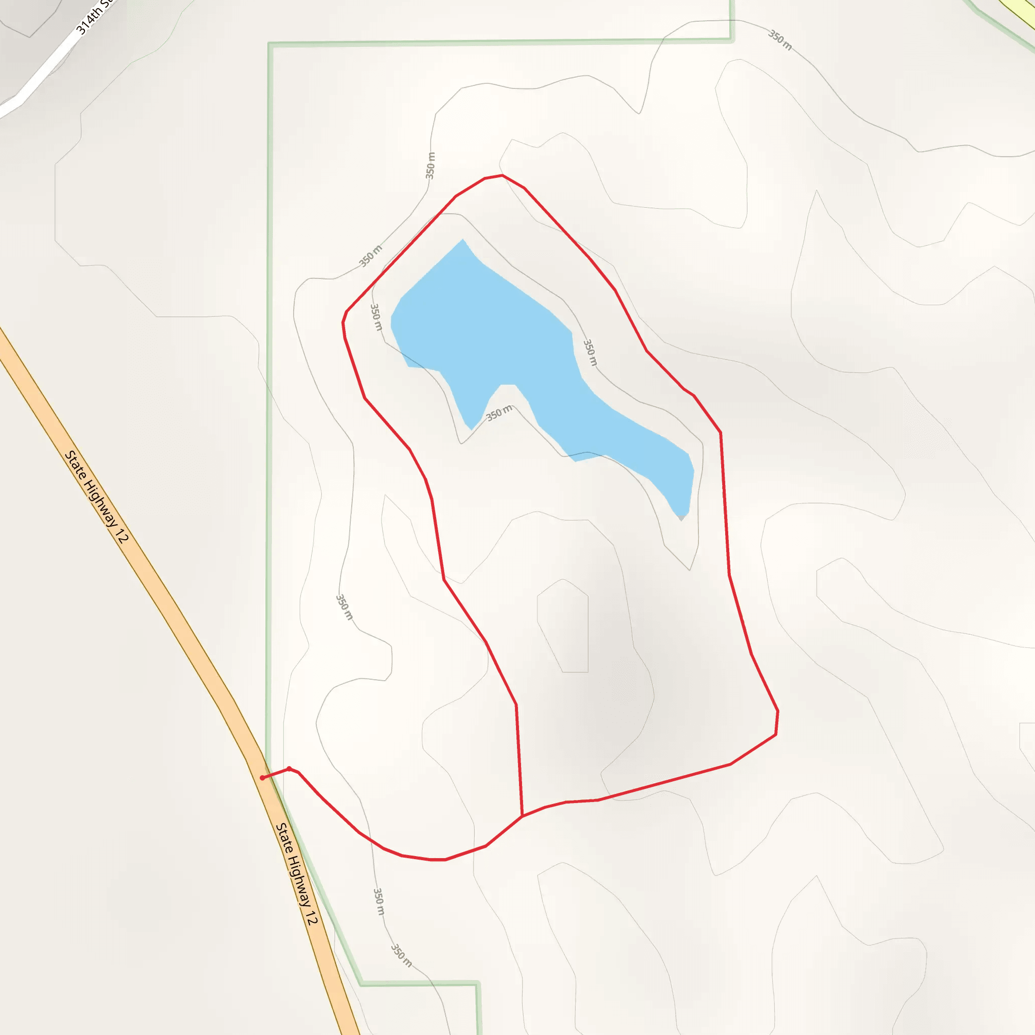 Heendah Hills State Preserve Loop mobile static map