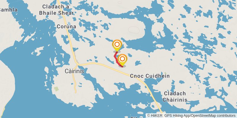 Hebridean Way alt 2 Map