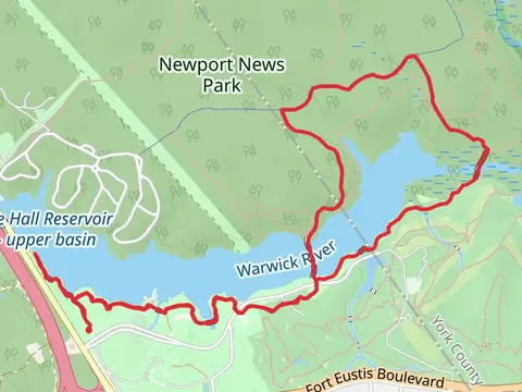 Lee Hall Reservoir - Upper Basin Loop